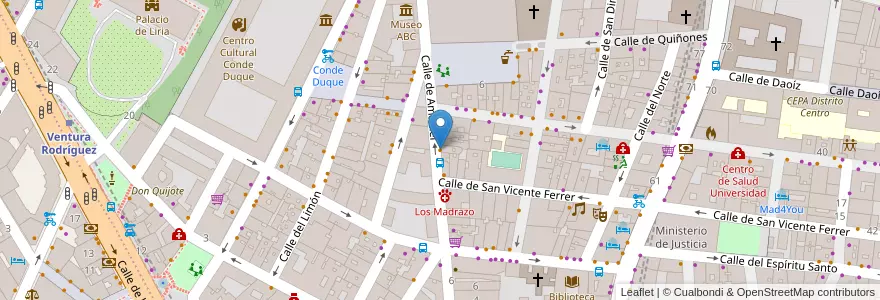 Mapa de ubicacion de Ke + Da en إسبانيا, منطقة مدريد, منطقة مدريد, Área Metropolitana De Madrid Y Corredor Del Henares, مدريد.