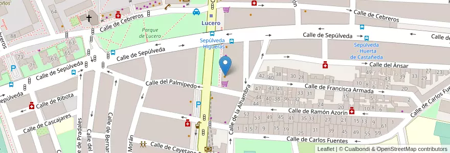 Mapa de ubicacion de Kebab Antep en 西班牙, Comunidad De Madrid, Comunidad De Madrid, Área Metropolitana De Madrid Y Corredor Del Henares, Madrid.