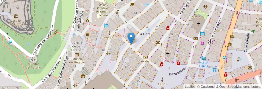 Mapa de ubicacion de Kebab Apu en Испания, Кастилия И Леон, Бургос, Alfoz De Burgos, Burgos.