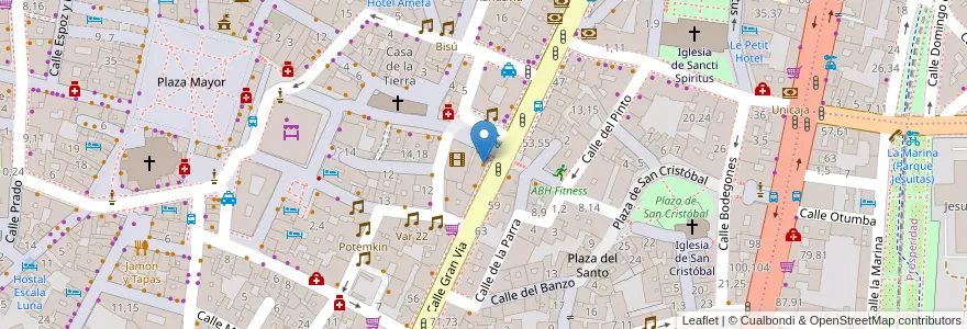 Mapa de ubicacion de Kebab Di Luxe en Spanien, Kastilien Und León, Salamanca, Campo De Salamanca, Salamanca.