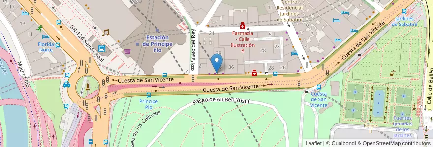 Mapa de ubicacion de Kebab El Couto en 스페인, Comunidad De Madrid, Comunidad De Madrid, Área Metropolitana De Madrid Y Corredor Del Henares, 마드리드.
