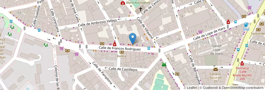 Mapa de ubicacion de Kebab Evin en Spain, Community Of Madrid, Community Of Madrid, Área Metropolitana De Madrid Y Corredor Del Henares, Madrid.
