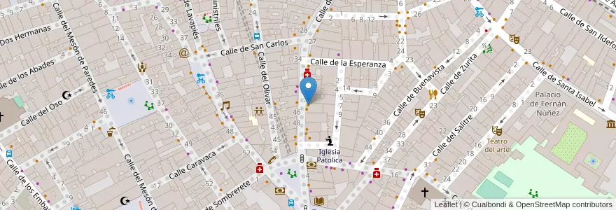 Mapa de ubicacion de Kebabchi Jalo en Испания, Мадрид, Мадрид, Área Metropolitana De Madrid Y Corredor Del Henares, Мадрид.