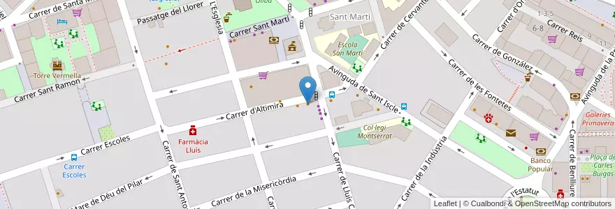 Mapa de ubicacion de Kebap House 2 en İspanya, Catalunya, Barcelona, Vallès Occidental, Cerdanyola Del Vallès.
