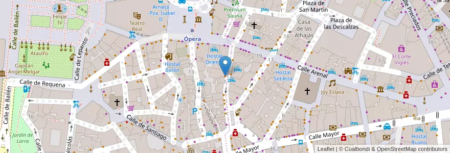 Mapa de ubicacion de Kechua en Испания, Мадрид, Мадрид, Área Metropolitana De Madrid Y Corredor Del Henares, Мадрид.