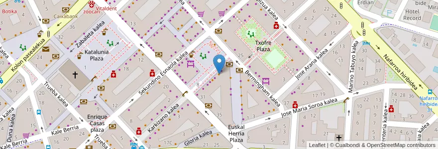 Mapa de ubicacion de Kelly's en 스페인, Euskadi, Gipuzkoa, Donostialdea, Donostia/San Sebastián.
