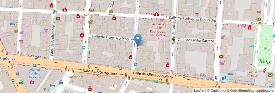 Mapa de ubicacion de Keyaan's en Испания, Мадрид, Мадрид, Área Metropolitana De Madrid Y Corredor Del Henares, Мадрид.