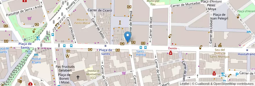 Mapa de ubicacion de KFC en Испания, Каталония, Барселона, Барселонес, Барселона.