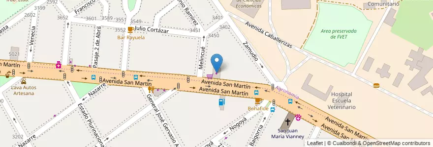 Mapa de ubicacion de Kia Motors, Agronomia en الأرجنتين, Ciudad Autónoma De Buenos Aires, Buenos Aires, Comuna 15.