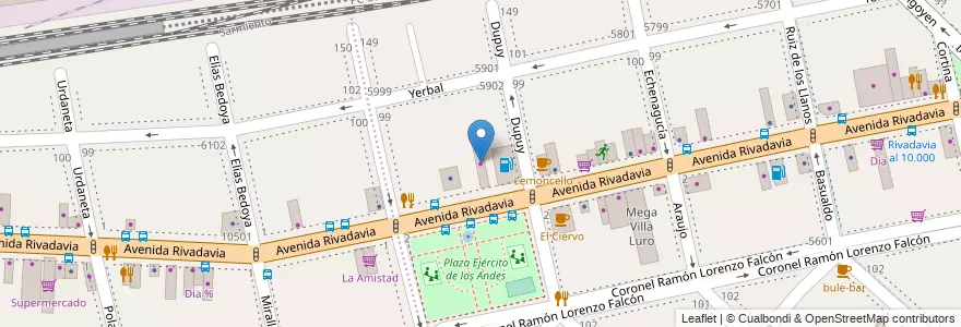Mapa de ubicacion de Kia Motors, Villa Luro en 阿根廷, Ciudad Autónoma De Buenos Aires, Comuna 9, 布宜诺斯艾利斯, Comuna 10.