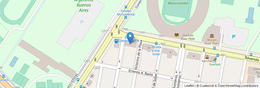 Mapa de ubicacion de Kia Viel Automotores, Belgrano en 阿根廷, Ciudad Autónoma De Buenos Aires, 布宜诺斯艾利斯, Comuna 13.