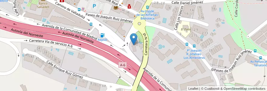 Mapa de ubicacion de Kids Brain School en Spagna, Comunidad De Madrid, Comunidad De Madrid, Cuenca Del Guadarrama, Torrelodones.