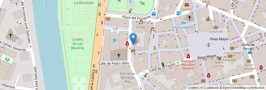 Mapa de ubicacion de Kids & Us en Spagna, Castilla Y León, Valladolid, Valladolid.
