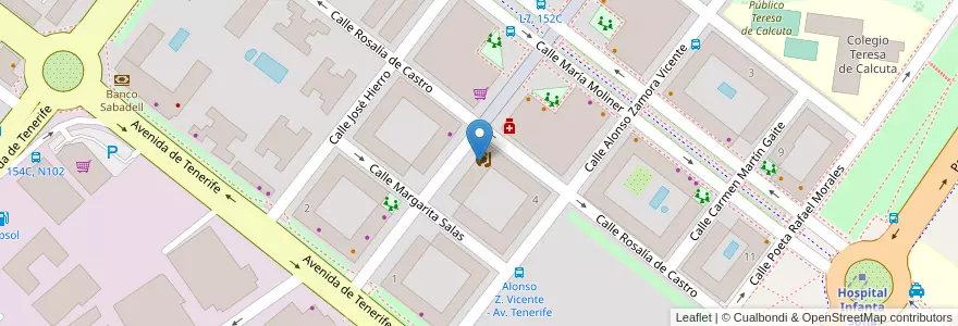 Mapa de ubicacion de Kids&Us - Inglés para niños en إسبانيا, منطقة مدريد, منطقة مدريد, Área Metropolitana De Madrid Y Corredor Del Henares, San Sebastián De Los Reyes.