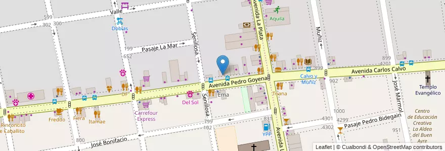 Mapa de ubicacion de Kiku, Caballito en آرژانتین, Ciudad Autónoma De Buenos Aires, Buenos Aires, Comuna 6.