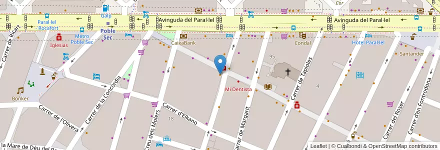 Mapa de ubicacion de Kilim en スペイン, カタルーニャ州, Barcelona, バルサルネス, Barcelona.