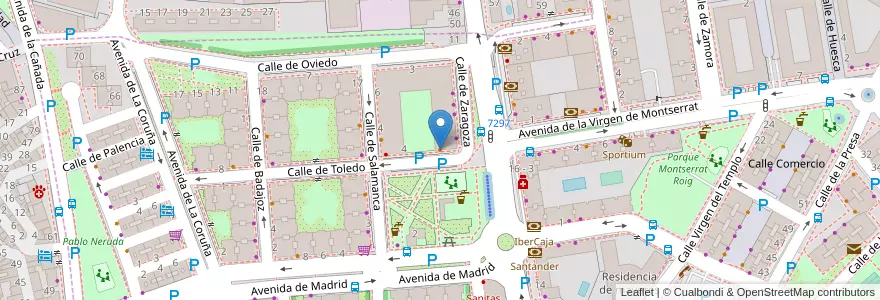 Mapa de ubicacion de Kilo y cuarto en اسپانیا, بخش خودمختار مادرید, بخش خودمختار مادرید, Área Metropolitana De Madrid Y Corredor Del Henares, San Fernando De Henares, Coslada.