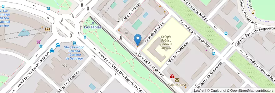 Mapa de ubicacion de Kilómetros de pizza en إسبانيا, منطقة مدريد, منطقة مدريد, Área Metropolitana De Madrid Y Corredor Del Henares, مدريد.