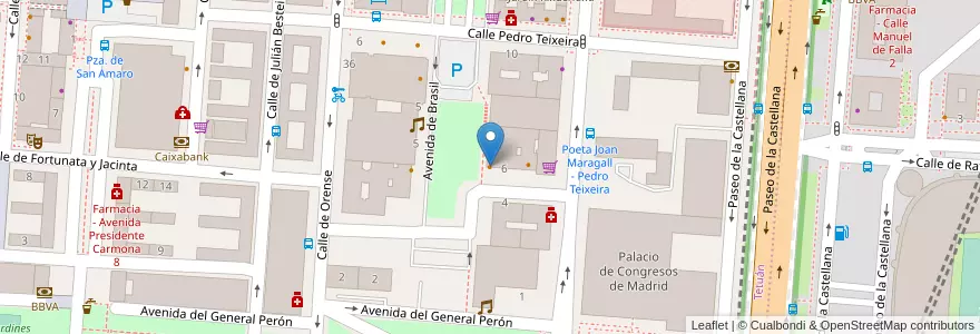 Mapa de ubicacion de Kilómetros de Pizza en إسبانيا, منطقة مدريد, منطقة مدريد, Área Metropolitana De Madrid Y Corredor Del Henares, مدريد.