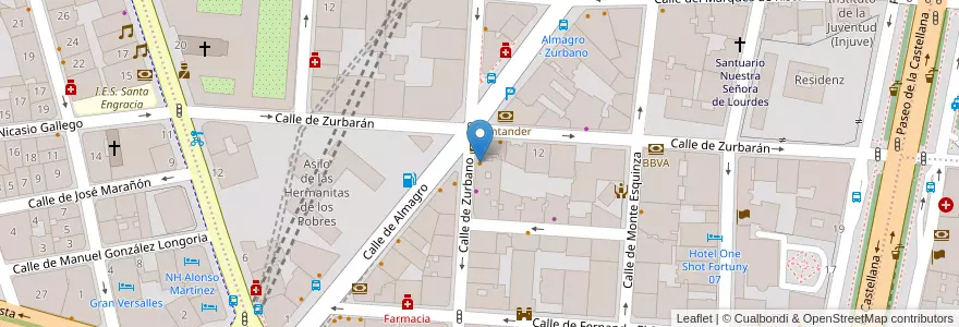 Mapa de ubicacion de Kilómetros de Pizza en 스페인, Comunidad De Madrid, Comunidad De Madrid, Área Metropolitana De Madrid Y Corredor Del Henares, 마드리드.