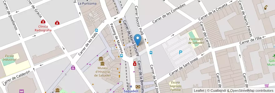 Mapa de ubicacion de Kimbo en إسبانيا, كتالونيا, برشلونة, فالس أوكيدنتل, Sabadell.