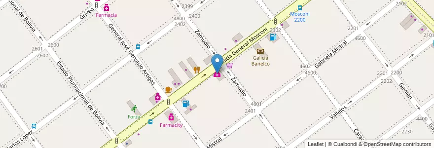 Mapa de ubicacion de Kinesiologia, Villa Pueyrredon en Argentina, Ciudad Autónoma De Buenos Aires, Comuna 12, Buenos Aires.
