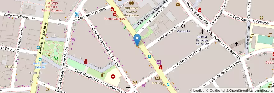 Mapa de ubicacion de King döner kebab en Испания, Арагон, Сарагоса, Zaragoza, Сарагоса.