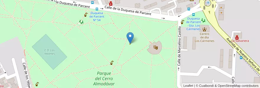 Mapa de ubicacion de Kiosco en 스페인, Comunidad De Madrid, Comunidad De Madrid, Área Metropolitana De Madrid Y Corredor Del Henares, 마드리드.