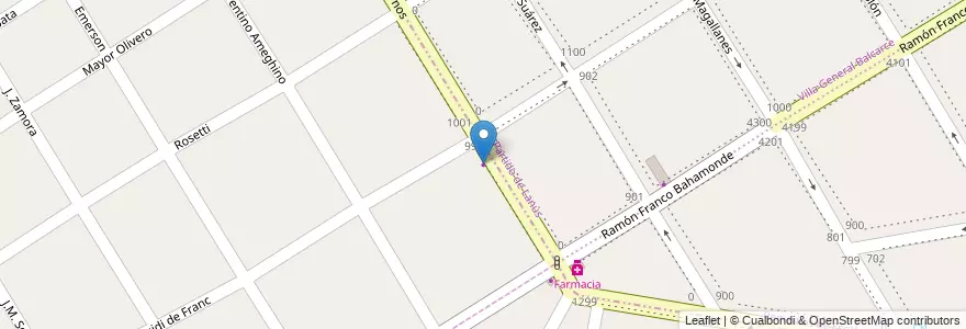 Mapa de ubicacion de Kiosco Ivan en Arjantin, Buenos Aires, Partido De Lomas De Zamora, Villa Centenario.