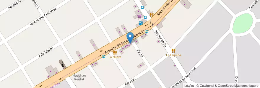 Mapa de ubicacion de Kiosco RC en Arjantin, Buenos Aires, Partido De Malvinas Argentinas, Los Polvorines.