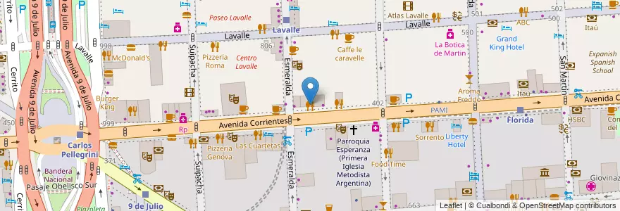 Mapa de ubicacion de Kipimax, San Nicolas en 阿根廷, Ciudad Autónoma De Buenos Aires, Comuna 1, 布宜诺斯艾利斯.