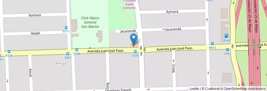 Mapa de ubicacion de Kiwi en Arjantin, Santa Fe, Departamento Rosario, Municipio De Rosario, Rosario.