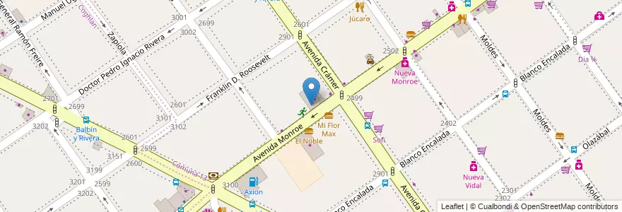Mapa de ubicacion de Kobashi Sushi, Belgrano en アルゼンチン, Ciudad Autónoma De Buenos Aires, ブエノスアイレス, Comuna 13.