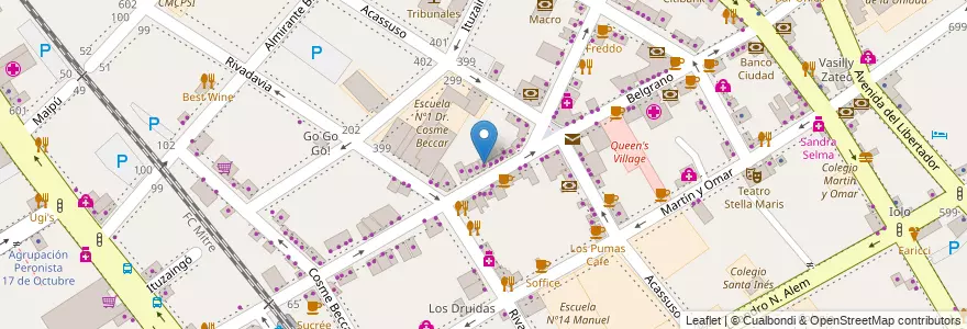 Mapa de ubicacion de Kodak Express en آرژانتین, استان بوئنوس آیرس, Partido De San Isidro, San Isidro.