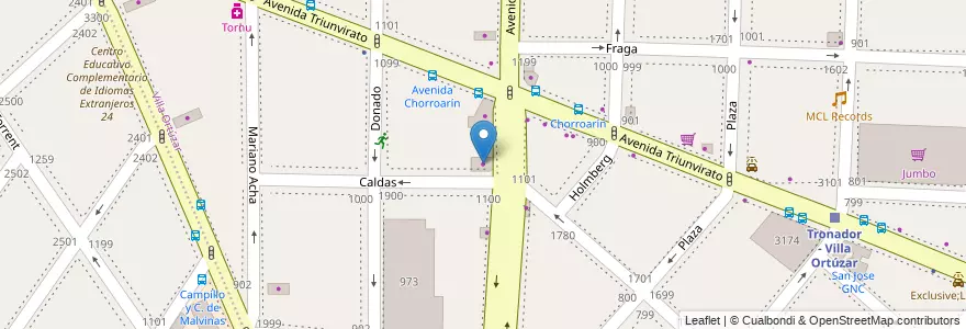 Mapa de ubicacion de Konvekta, Parque Chas en アルゼンチン, Ciudad Autónoma De Buenos Aires, ブエノスアイレス, Comuna 15.