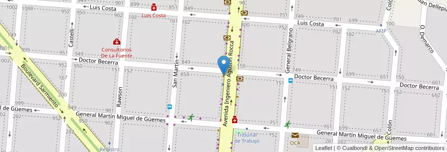 Mapa de ubicacion de Koval en Arjantin, Buenos Aires, Partido De Campana.
