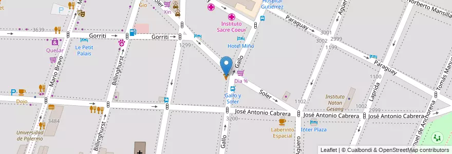Mapa de ubicacion de Kremowry, Recoleta en Argentina, Ciudad Autónoma De Buenos Aires, Comuna 2, Buenos Aires.