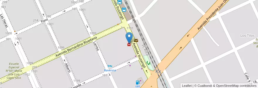 Mapa de ubicacion de Krolger en Argentina, Buenos Aires, Brandsen.