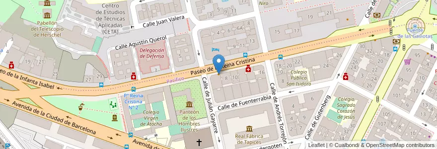 Mapa de ubicacion de Kubo King en إسبانيا, منطقة مدريد, منطقة مدريد, Área Metropolitana De Madrid Y Corredor Del Henares, مدريد.