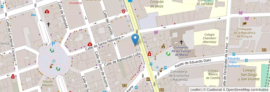 Mapa de ubicacion de Kulixka restaurante en 스페인, Comunidad De Madrid, Comunidad De Madrid, Área Metropolitana De Madrid Y Corredor Del Henares, 마드리드.