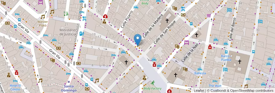 Mapa de ubicacion de Kung Fu en 西班牙, Comunidad De Madrid, Comunidad De Madrid, Área Metropolitana De Madrid Y Corredor Del Henares, Madrid.