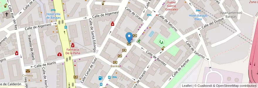 Mapa de ubicacion de Kutxabank en Испания, Мадрид, Мадрид, Área Metropolitana De Madrid Y Corredor Del Henares, Fuenlabrada.