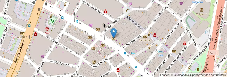 Mapa de ubicacion de Kutxabank en Испания, Мадрид, Мадрид, Área Metropolitana De Madrid Y Corredor Del Henares, Мадрид.