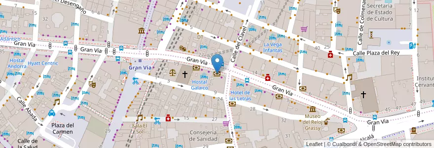 Mapa de ubicacion de Kutxabank en スペイン, バレンシア州, València / Valencia, Comarca De València, València.