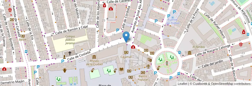 Mapa de ubicacion de Kutxabank en Espanha, Comunidade De Madrid, Comunidade De Madrid, Área Metropolitana De Madrid Y Corredor Del Henares, San Fernando De Henares, Coslada.