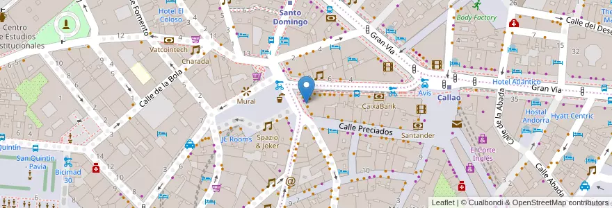 Mapa de ubicacion de La Abadía en Spagna, Comunidad De Madrid, Comunidad De Madrid, Área Metropolitana De Madrid Y Corredor Del Henares, Madrid.