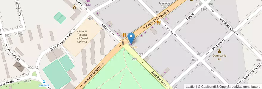 Mapa de ubicacion de La Alameda, Parque Avellaneda en Arjantin, Ciudad Autónoma De Buenos Aires, Comuna 9, Buenos Aires.