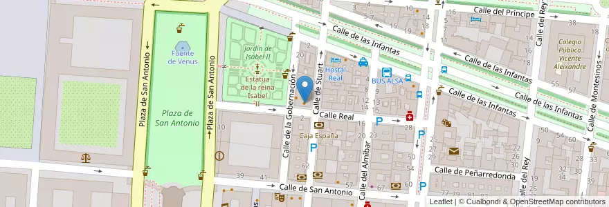 Mapa de ubicacion de La Almazara en 西班牙, Comunidad De Madrid, Comunidad De Madrid, Las Vegas, Aranjuez.