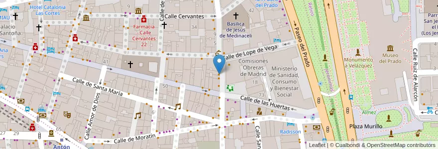 Mapa de ubicacion de La Anchoíta en Sepanyol, Comunidad De Madrid, Comunidad De Madrid, Área Metropolitana De Madrid Y Corredor Del Henares, Madrid.