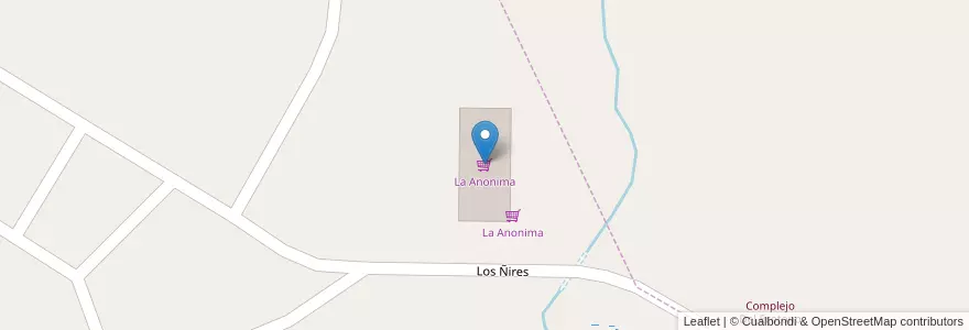 Mapa de ubicacion de La Anonima en الأرجنتين, محافظة تييرا ديل فويغو, Departamento Tolhuin, Tolhuin.